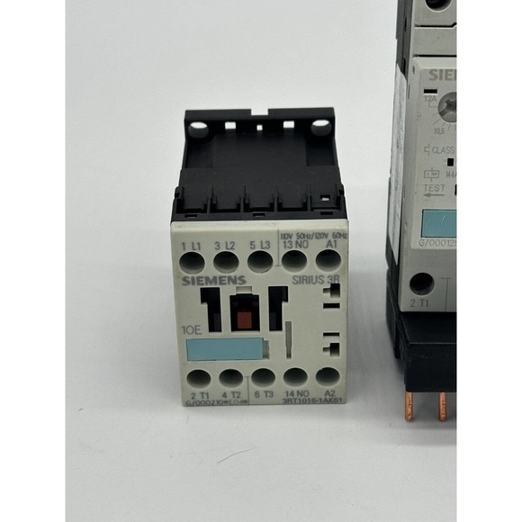Siemens 3rv1011-1ka10 and Siemens 3rt1016-1ak61 Bundle Circuit‎ Breakers - Picture 3 of 9